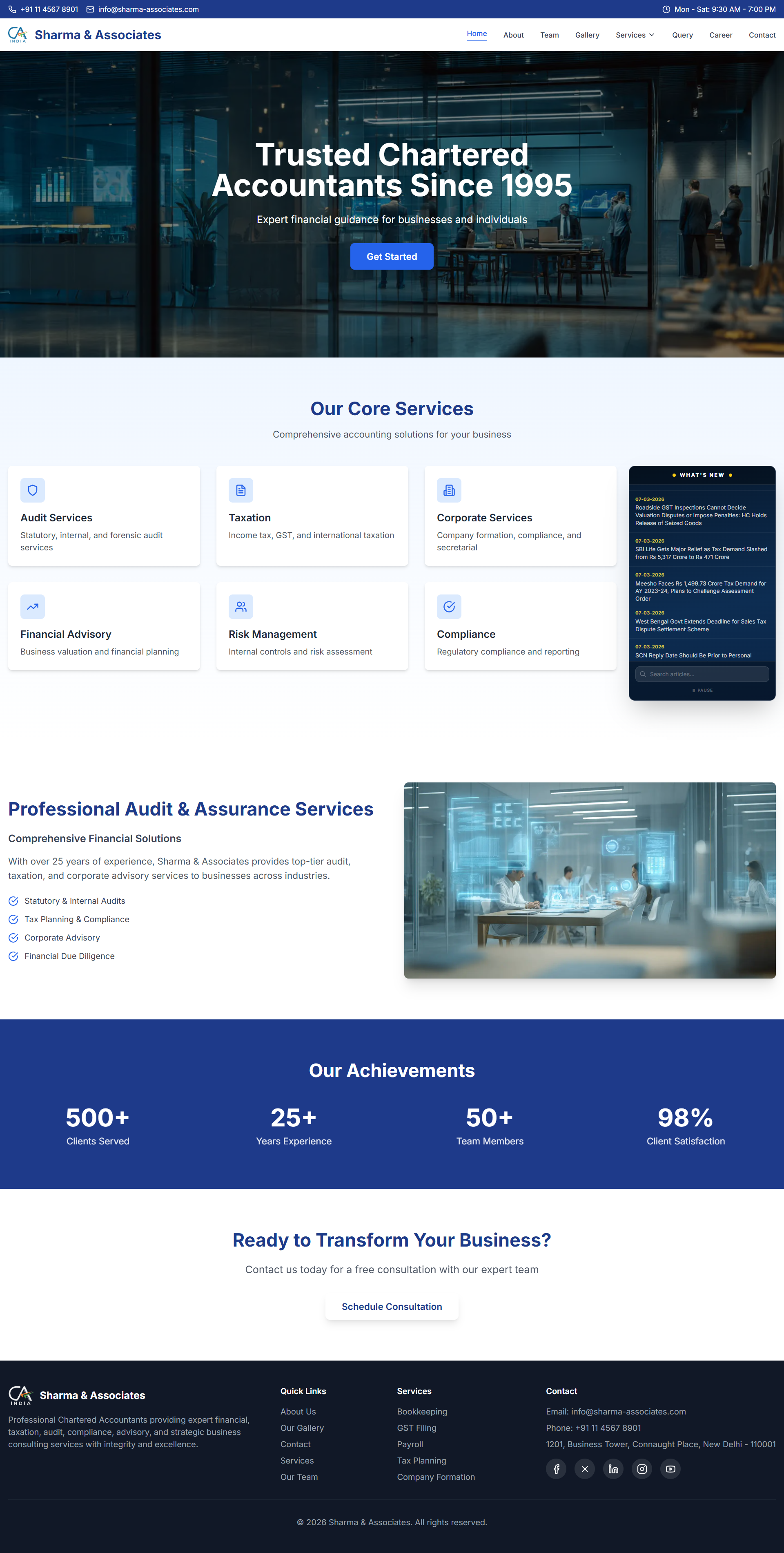 Professional Blue
